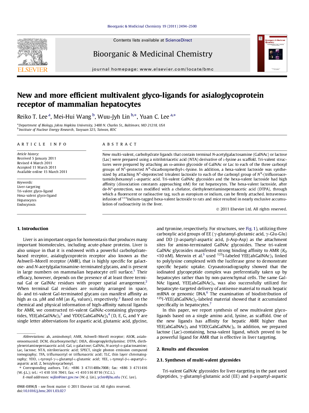 New and more efficient multivalent glyco-ligands for asialoglycoprotein receptor of mammalian hepatocytes