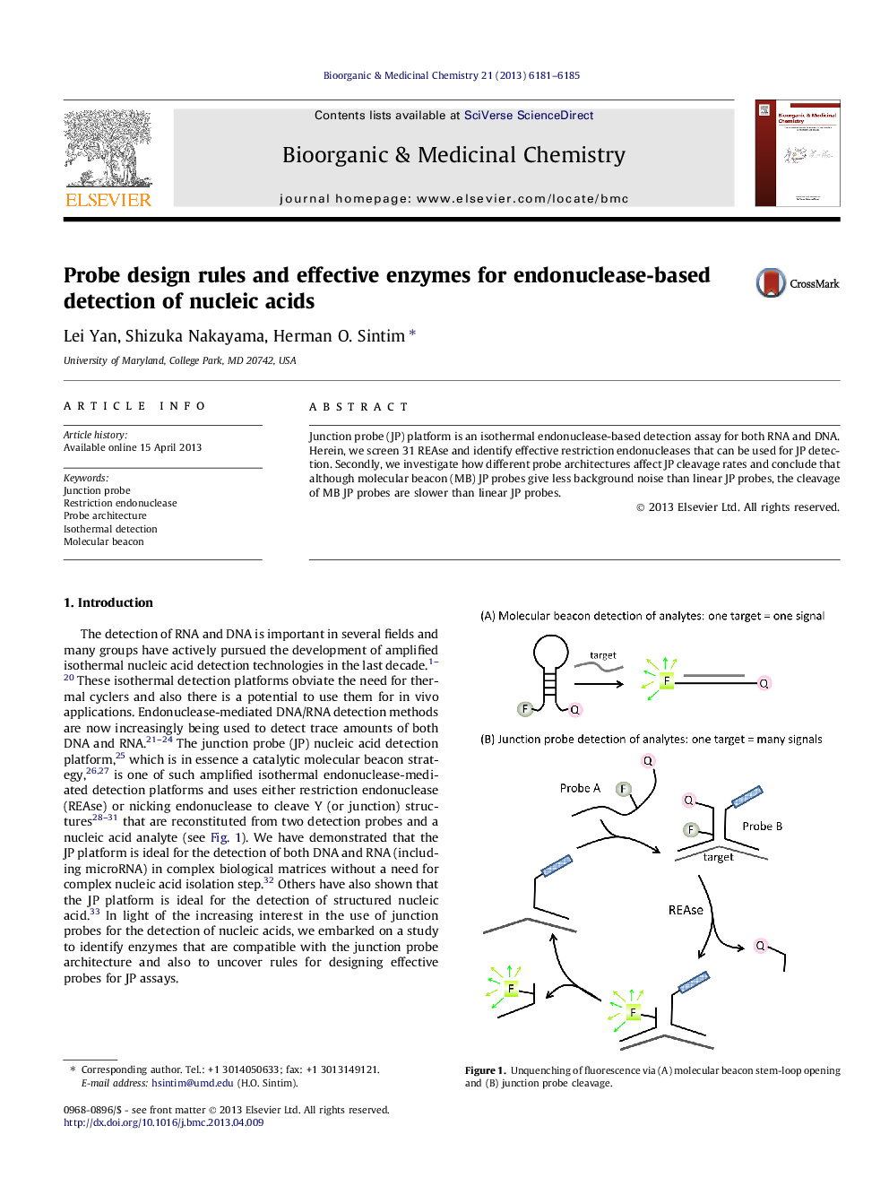 Probe design rules and effective enzymes for endonuclease-based detection of nucleic acids