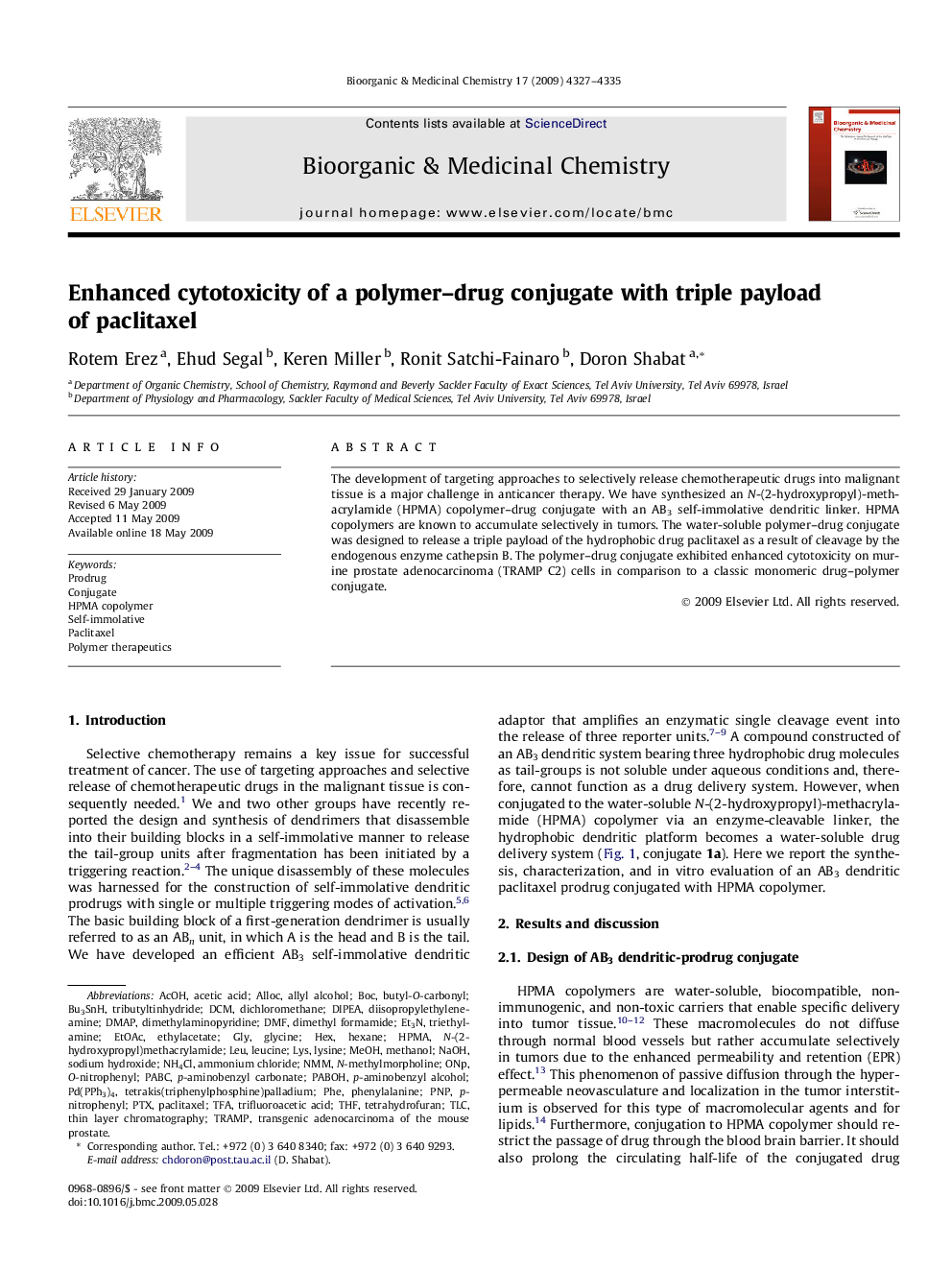 Enhanced cytotoxicity of a polymer–drug conjugate with triple payload of paclitaxel