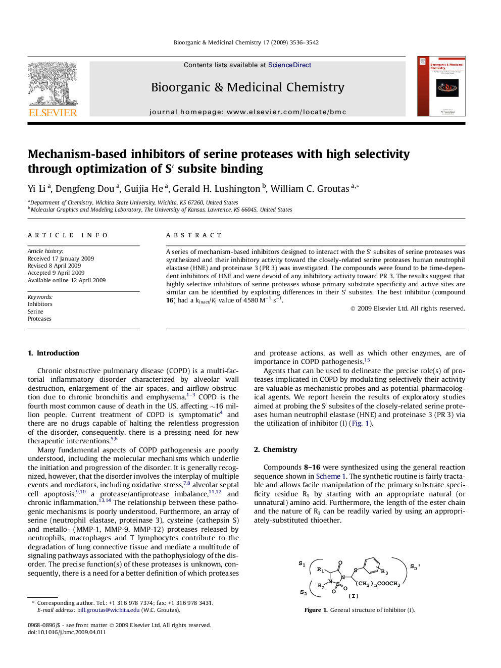 Mechanism-based inhibitors of serine proteases with high selectivity through optimization of S′ subsite binding