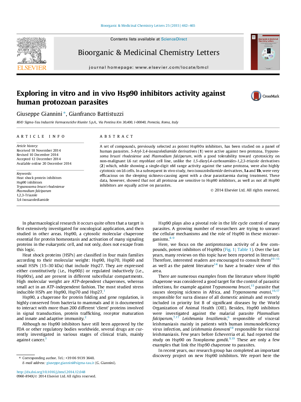 Exploring in vitro and in vivo Hsp90 inhibitors activity against human protozoan parasites