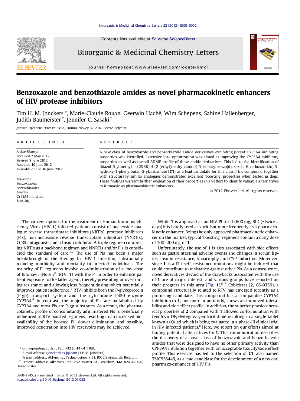 Benzoxazole and benzothiazole amides as novel pharmacokinetic enhancers of HIV protease inhibitors