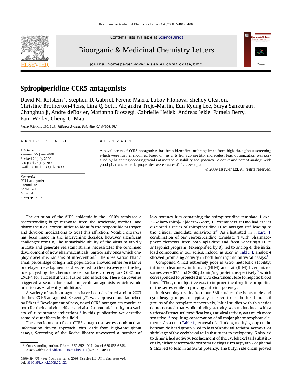 Spiropiperidine CCR5 antagonists