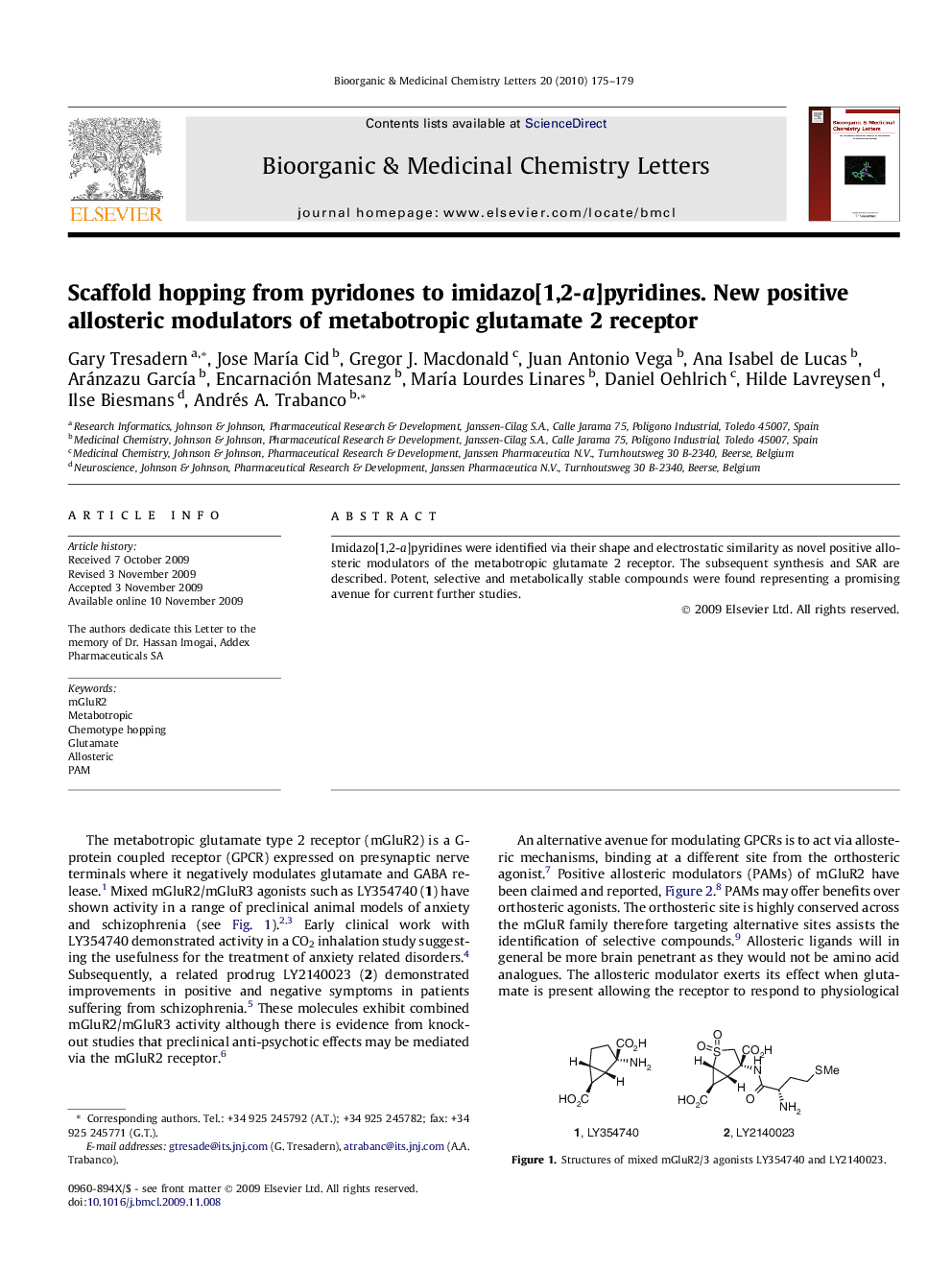 Scaffold hopping from pyridones to imidazo[1,2-a]pyridines. New positive allosteric modulators of metabotropic glutamate 2 receptor