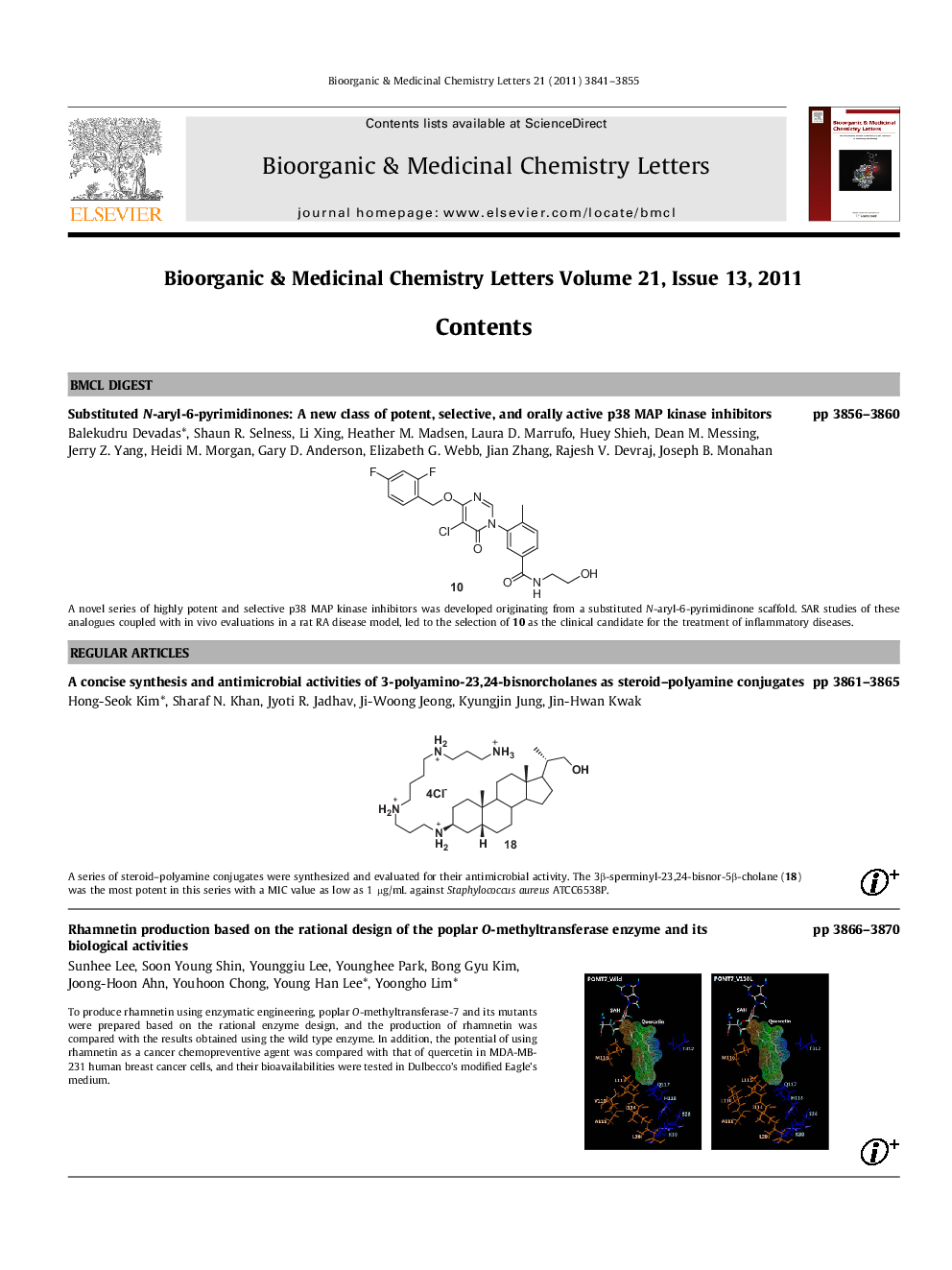 Graphical contents list