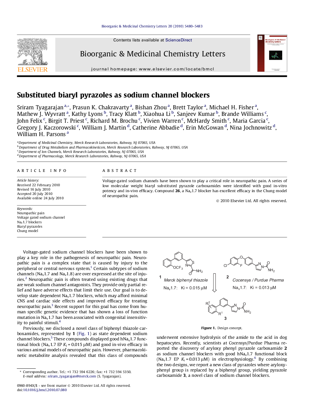 Substituted biaryl pyrazoles as sodium channel blockers