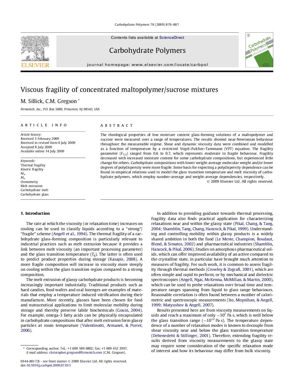 Viscous fragility of concentrated maltopolymer/sucrose mixtures