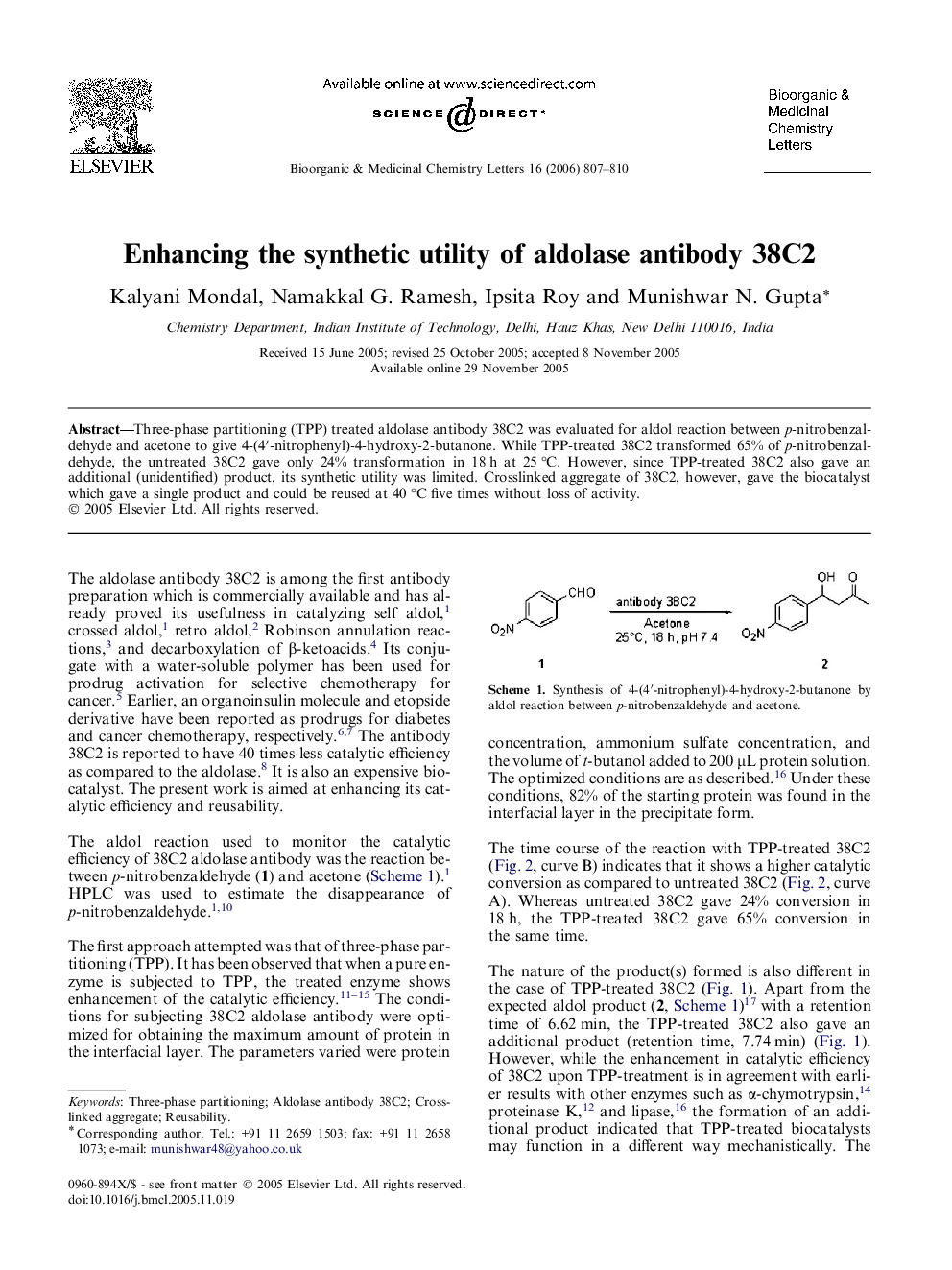 Enhancing the synthetic utility of aldolase antibody 38C2