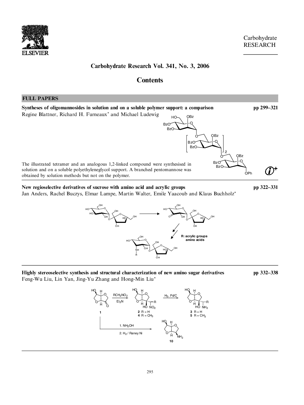 عکس صفحه اول مقاله: Graphical contents list Graphical contents list