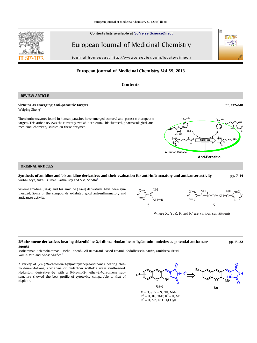 Graphical contents list
