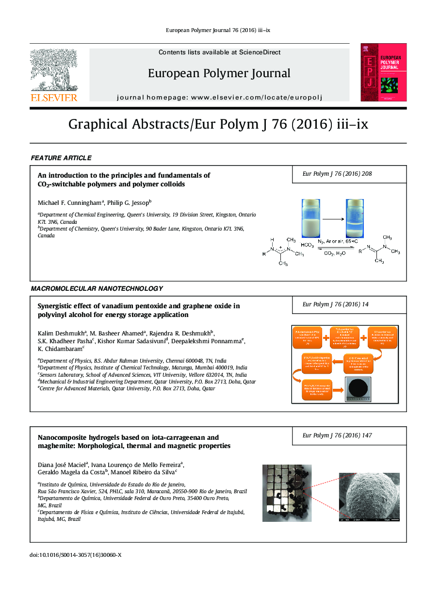 Graphical Abstracts