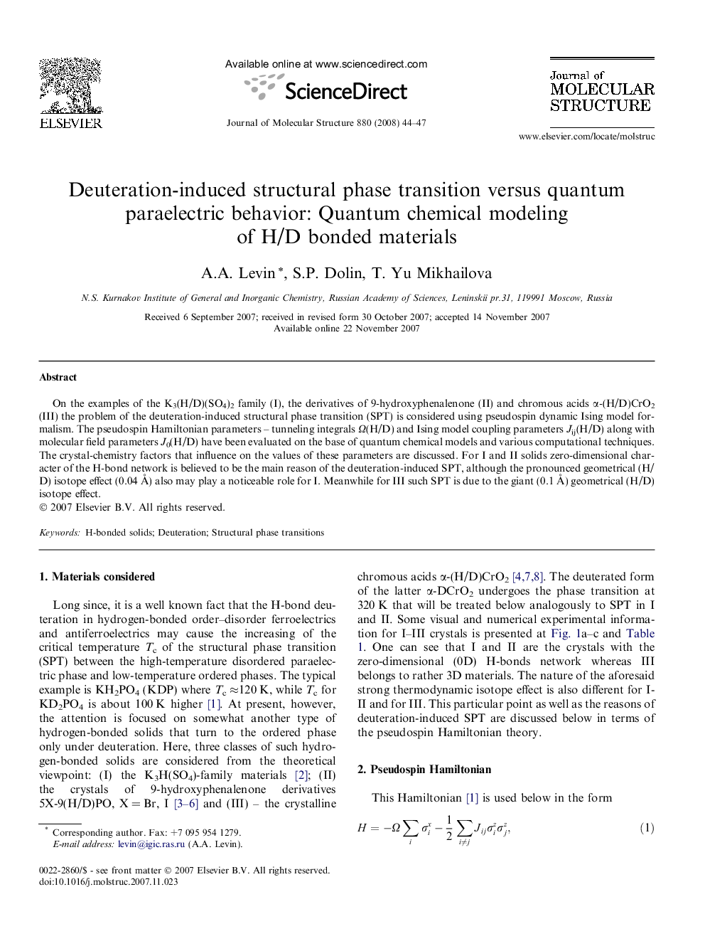 Deuteration-induced structural phase transition versus quantum paraelectric behavior: Quantum chemical modeling of H/D bonded materials