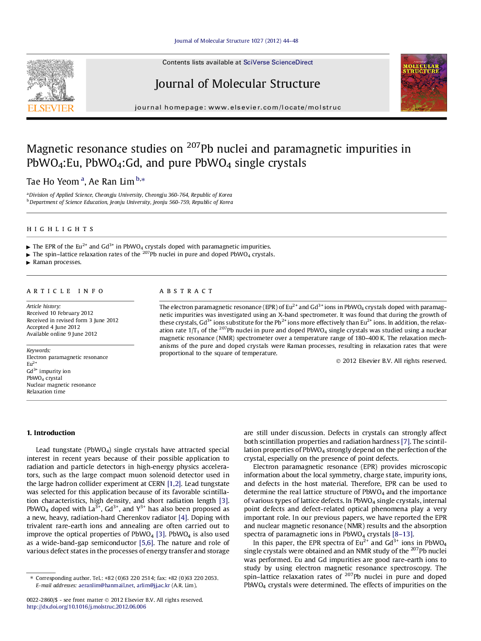 Magnetic resonance studies on 207Pb nuclei and paramagnetic impurities in PbWO4:Eu, PbWO4:Gd, and pure PbWO4 single crystals