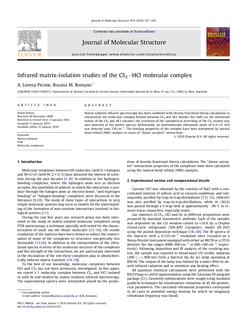 Infrared matrix-isolation studies of the CS2Â·Â·Â·HCl molecular complex