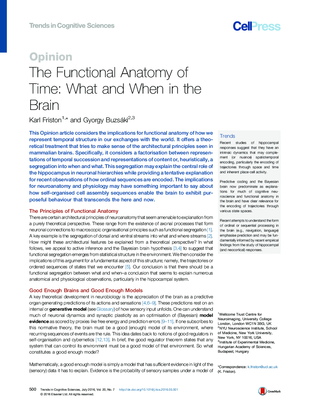 آناتومی کاربردی زمان: چی و چه وقتی در مغز