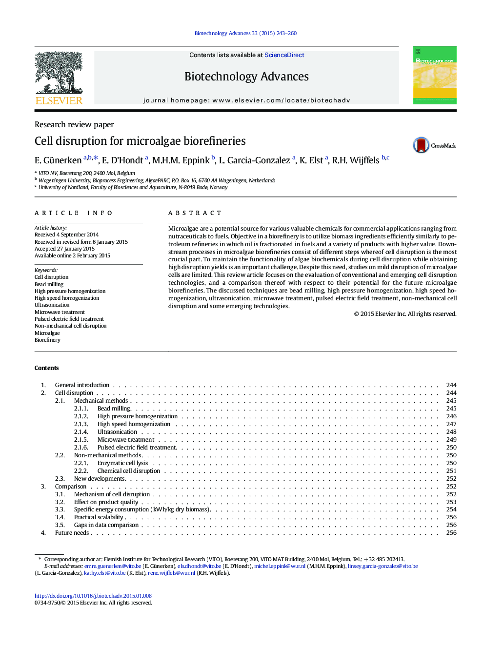 Cell disruption for microalgae biorefineries