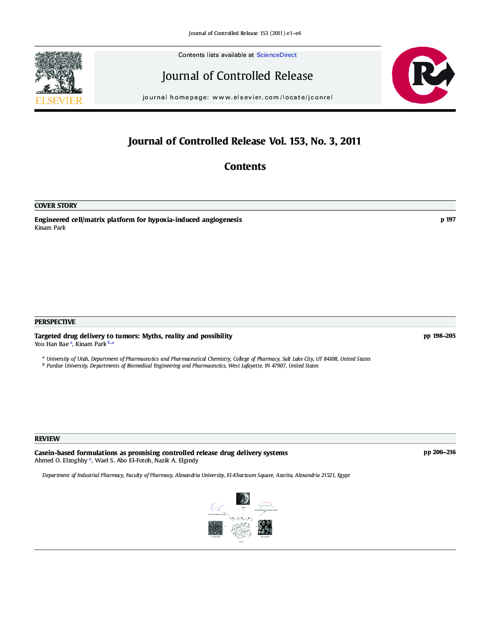 Graphical Abstracts Contents Listing