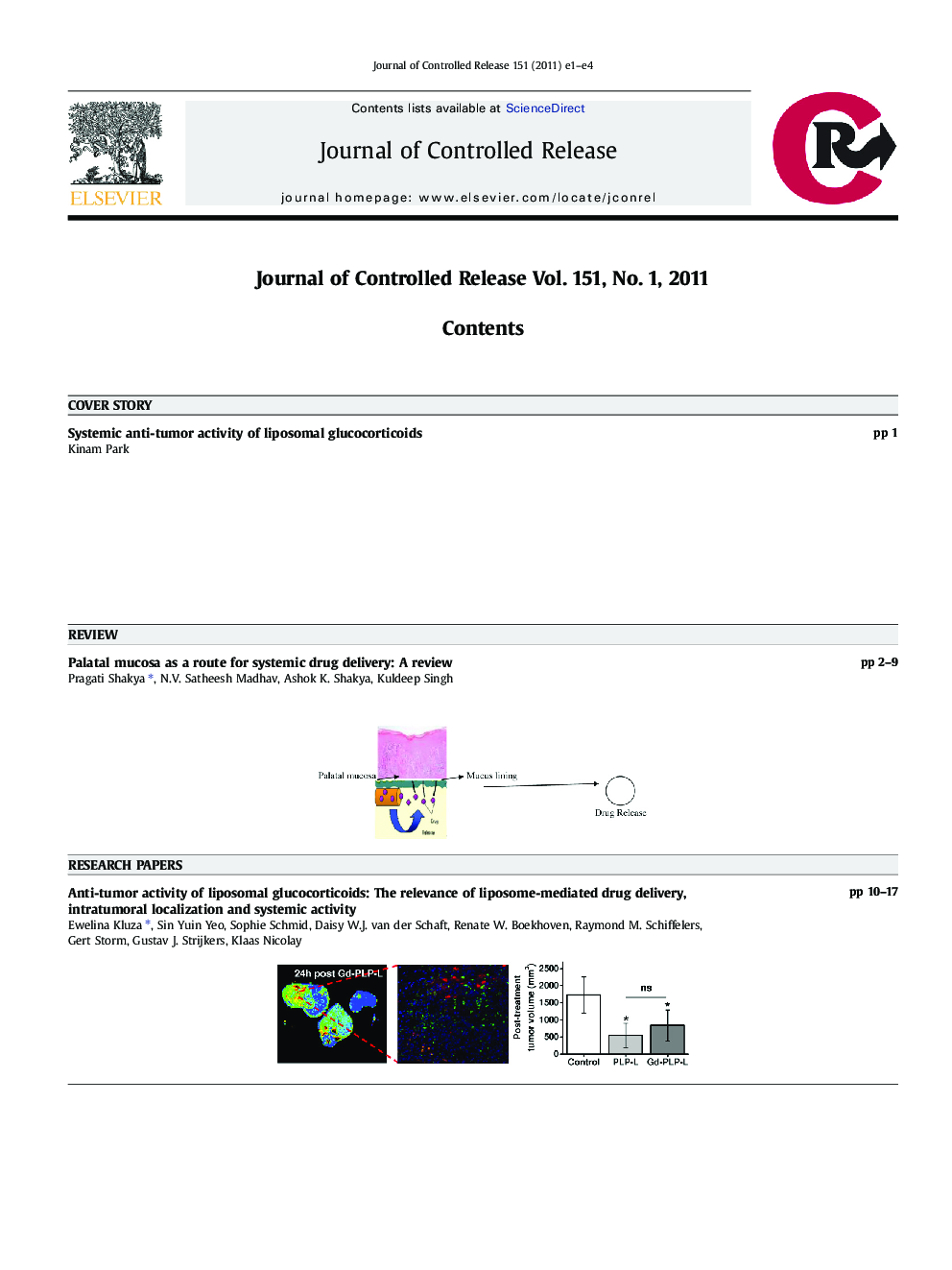 Abstracts Contents Listing