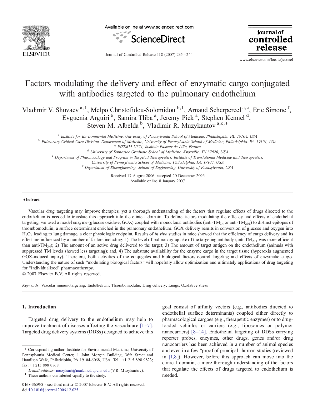 Factors modulating the delivery and effect of enzymatic cargo conjugated with antibodies targeted to the pulmonary endothelium