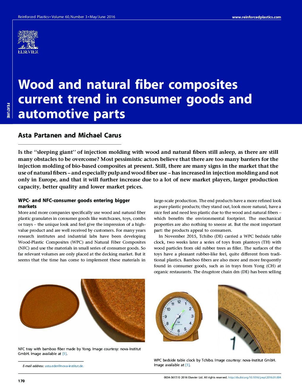 روند فعلی کامپوزیت های چوب و فیبر طبیعی در کالاهای مصرفی و قطعات خودرو