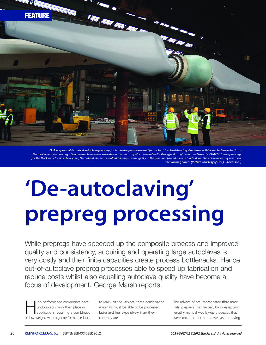 ‘De-autoclaving’ prepreg processing