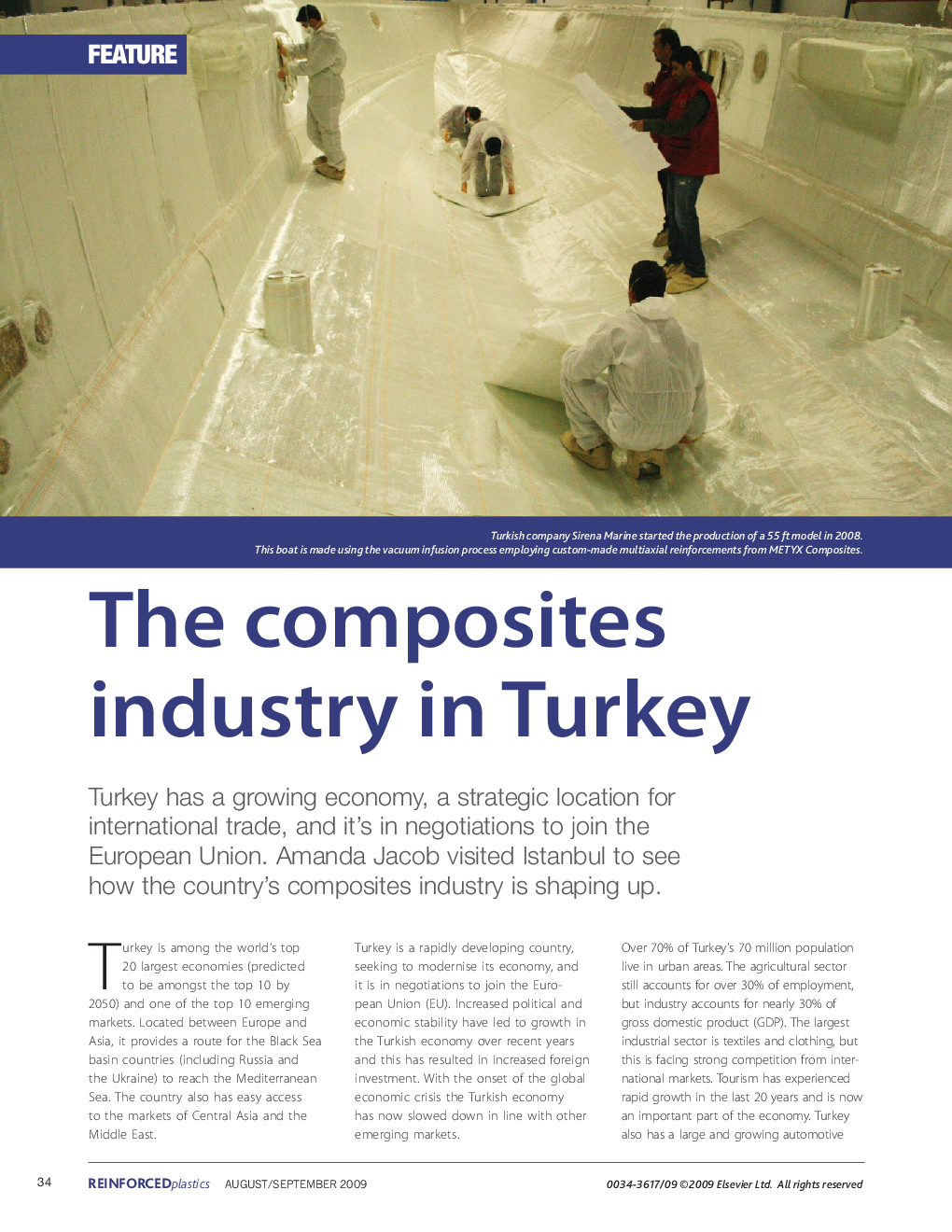 The composites industry in Turkey