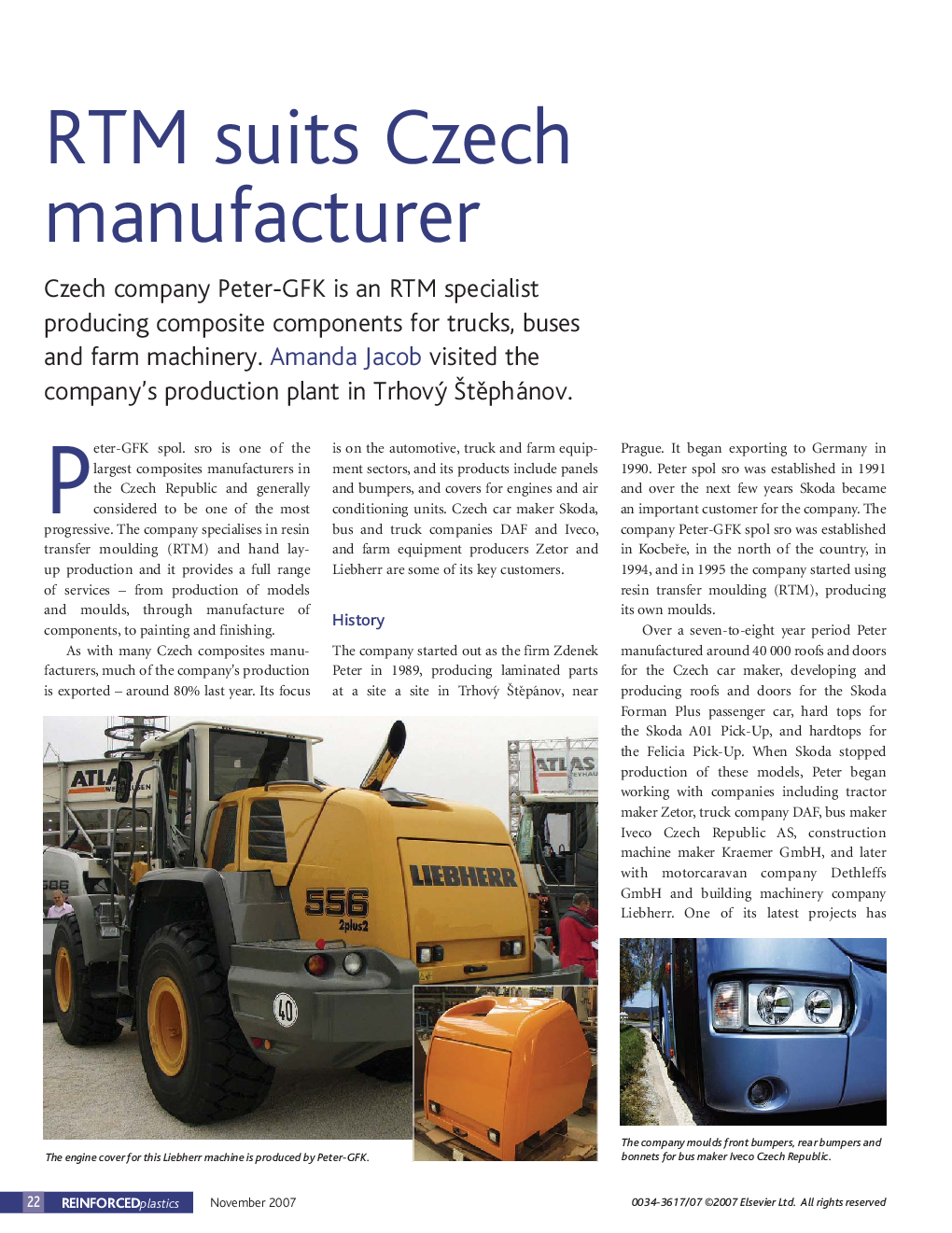 RTM suits Czech manufacturer