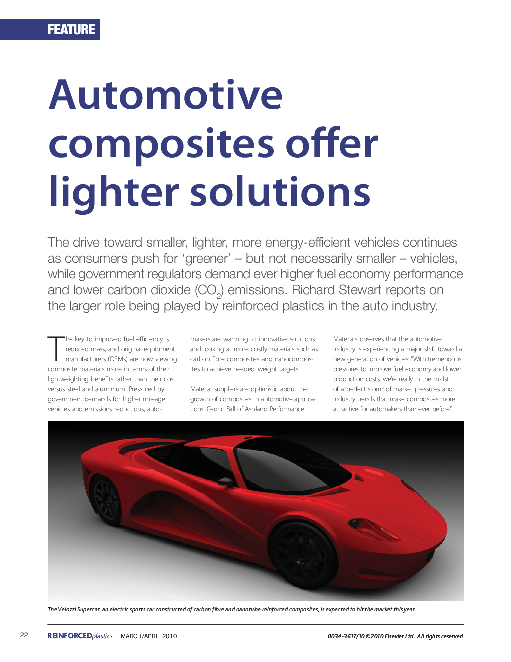Automotive composites offer lighter solutions
