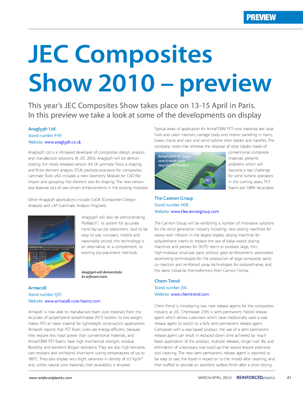 JEC Composites Show 2010 – preview