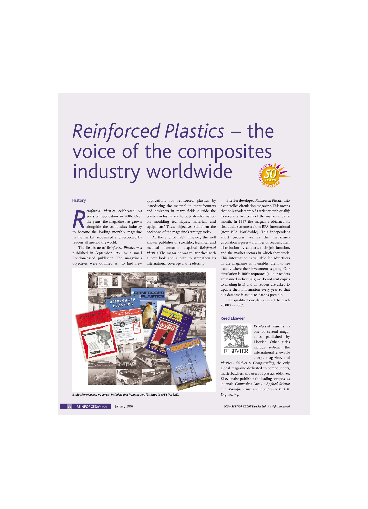 Reinforced Plastics - the voice of the composites industry worldwide