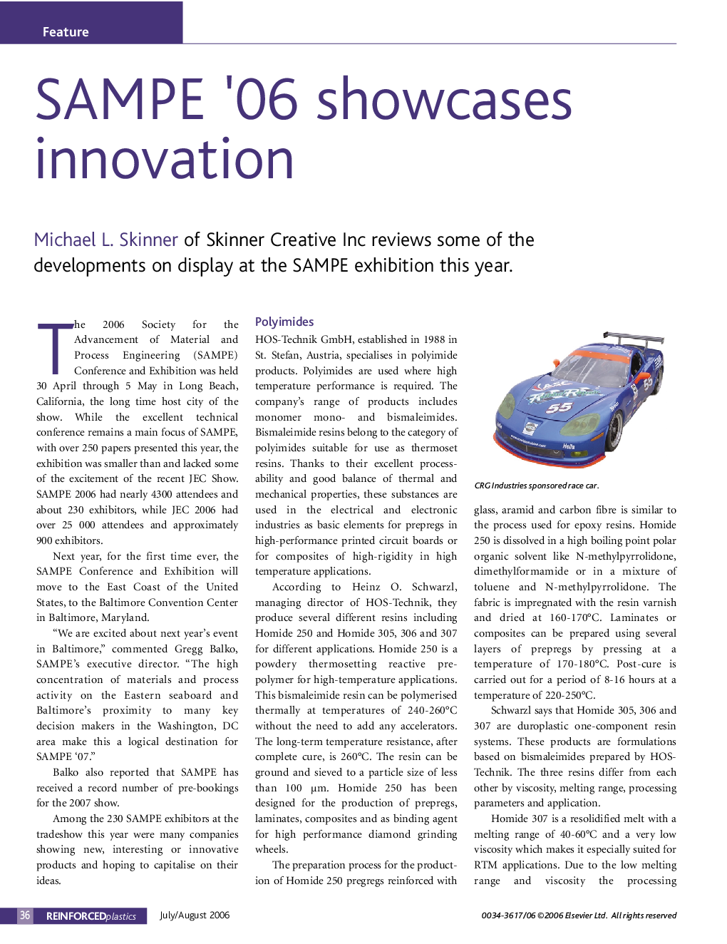 SAMPE '06 showcases innovation