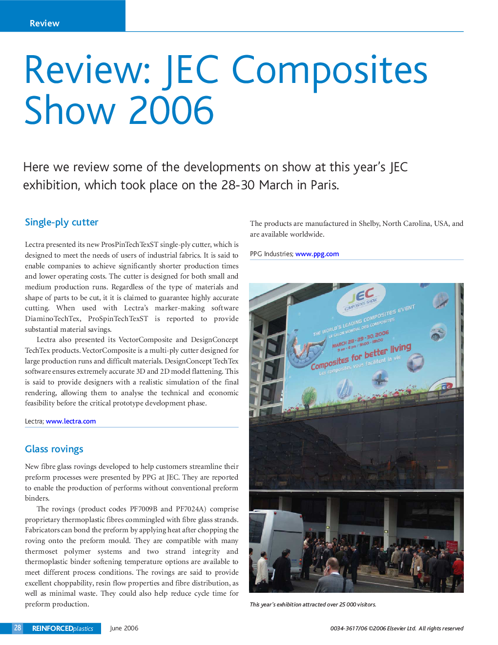 Review: JEC Composites Show 2006