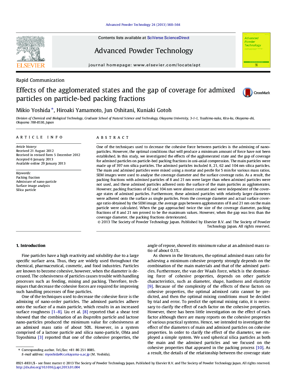 Effects of the agglomerated states and the gap of coverage for admixed particles on particle-bed packing fractions