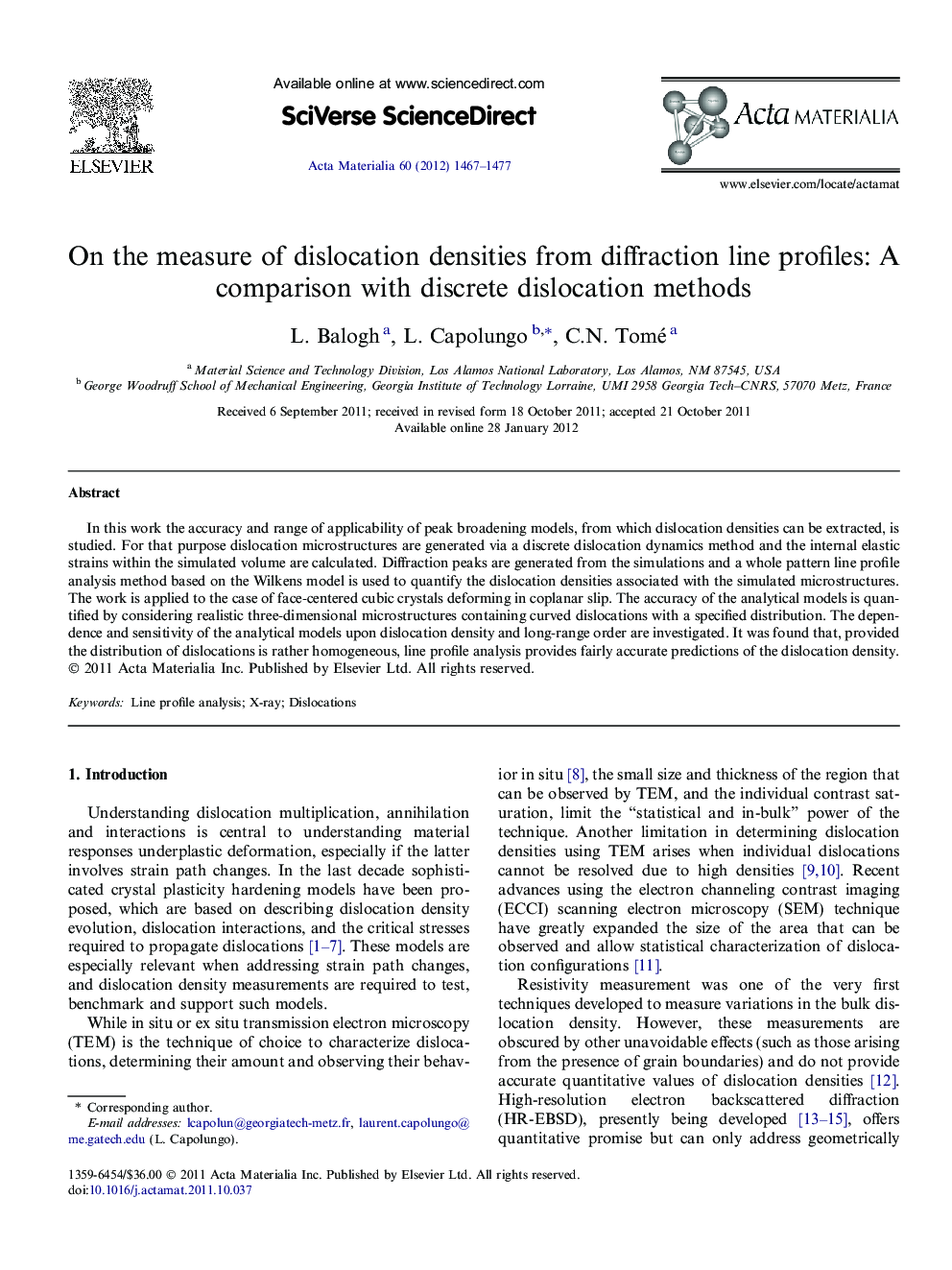 On the measure of dislocation densities from diffraction line profiles: A comparison with discrete dislocation methods