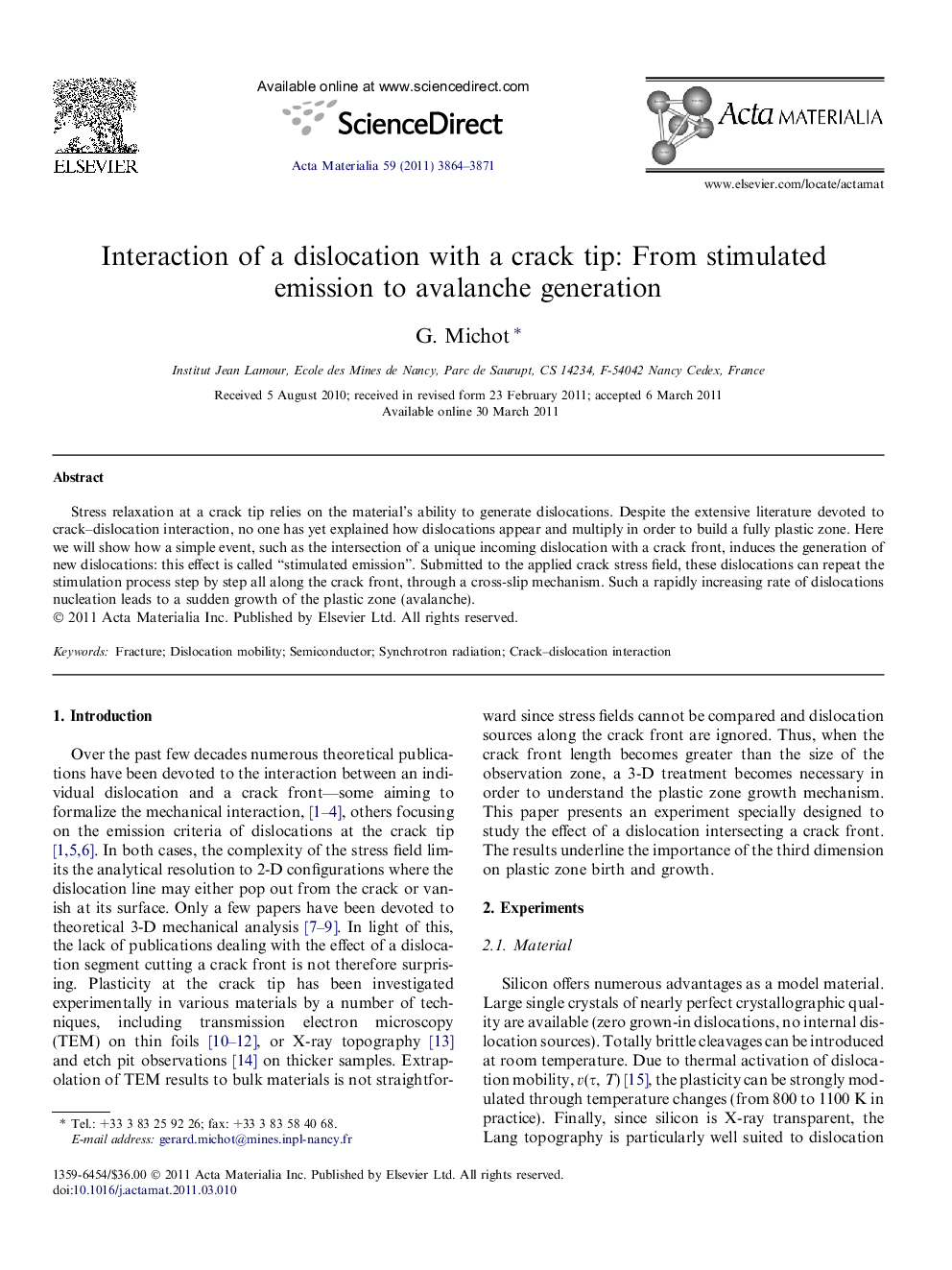 Interaction of a dislocation with a crack tip: From stimulated emission to avalanche generation