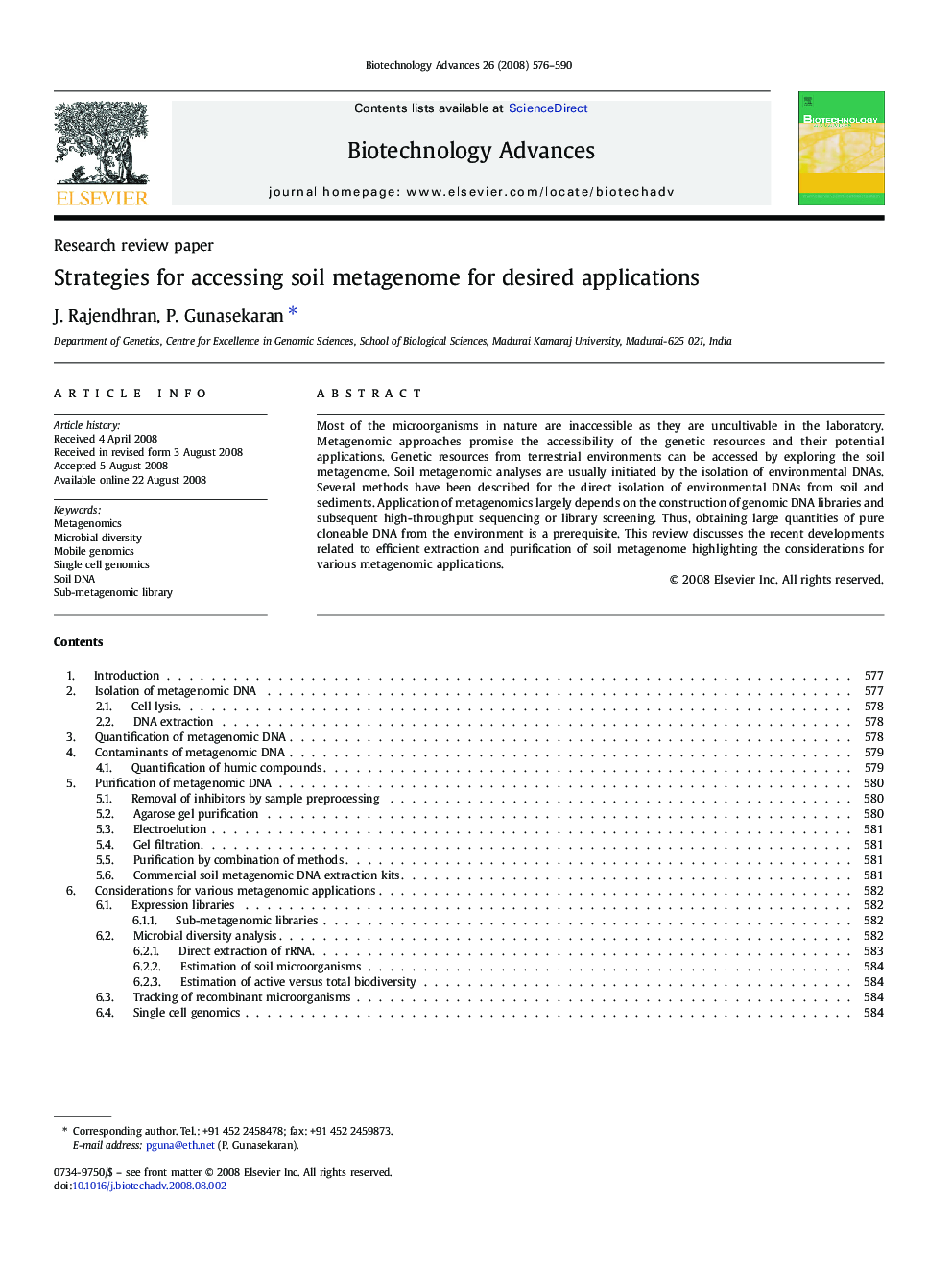 Strategies for accessing soil metagenome for desired applications