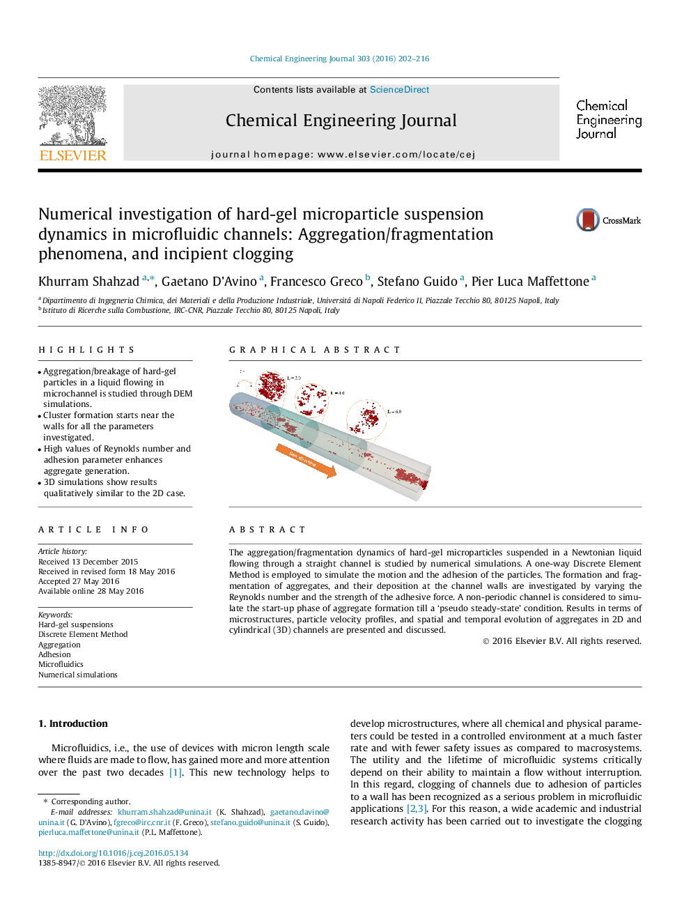 بررسی عددی دینامیک سوسپانسیون میکروپروسل سخت در کانال های میکرولیلییدی: پدیده های جمع شدن / تکه شدن و مسدود شدن اولیه 