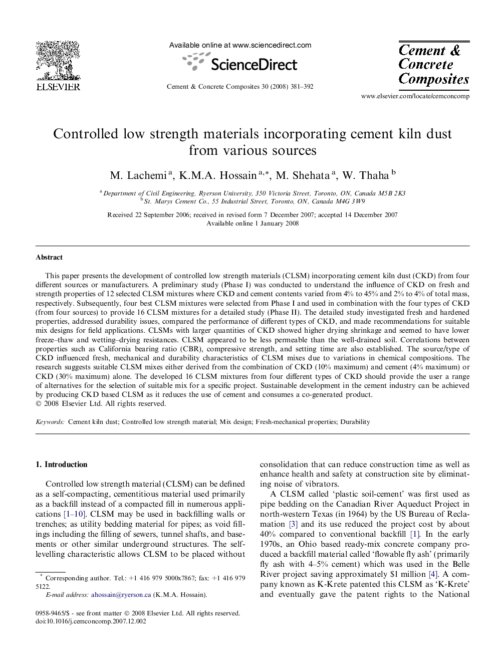 Controlled low strength materials incorporating cement kiln dust from various sources