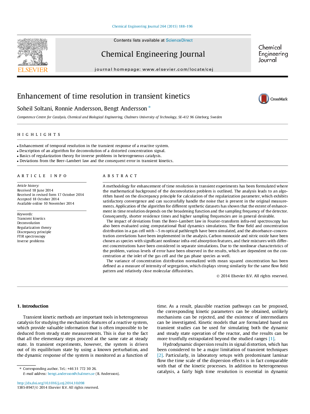 Enhancement of time resolution in transient kinetics