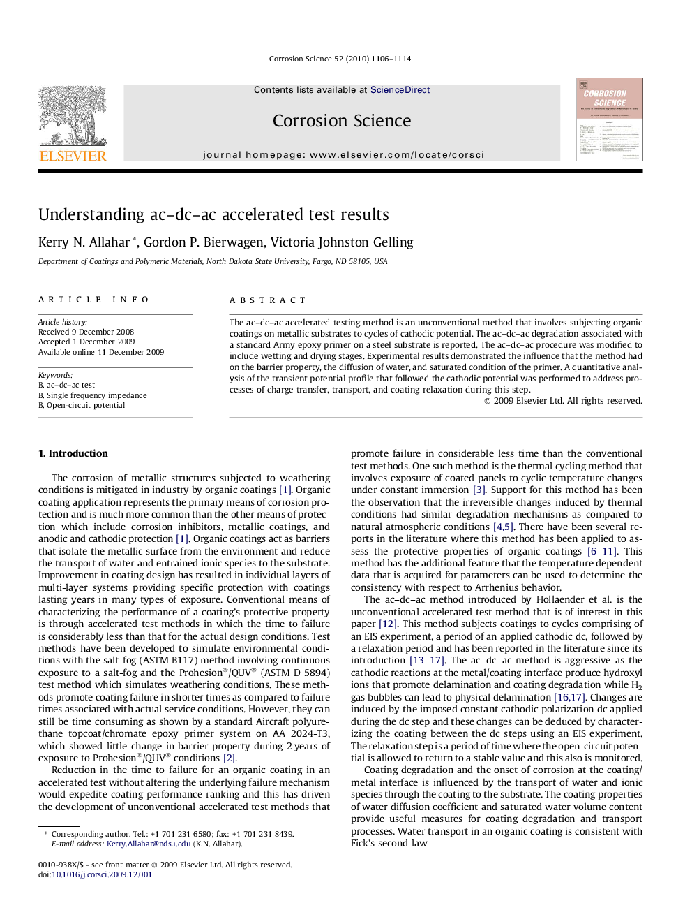 Understanding ac–dc–ac accelerated test results