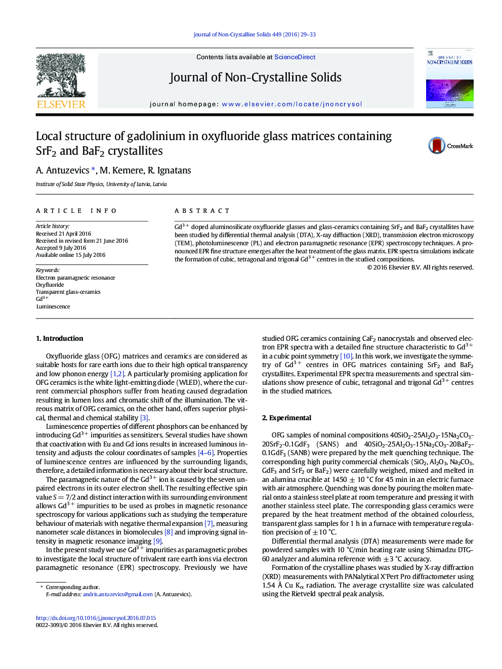 Local structure of gadolinium in oxyfluoride glass matrices containing SrF2 and BaF2 crystallites