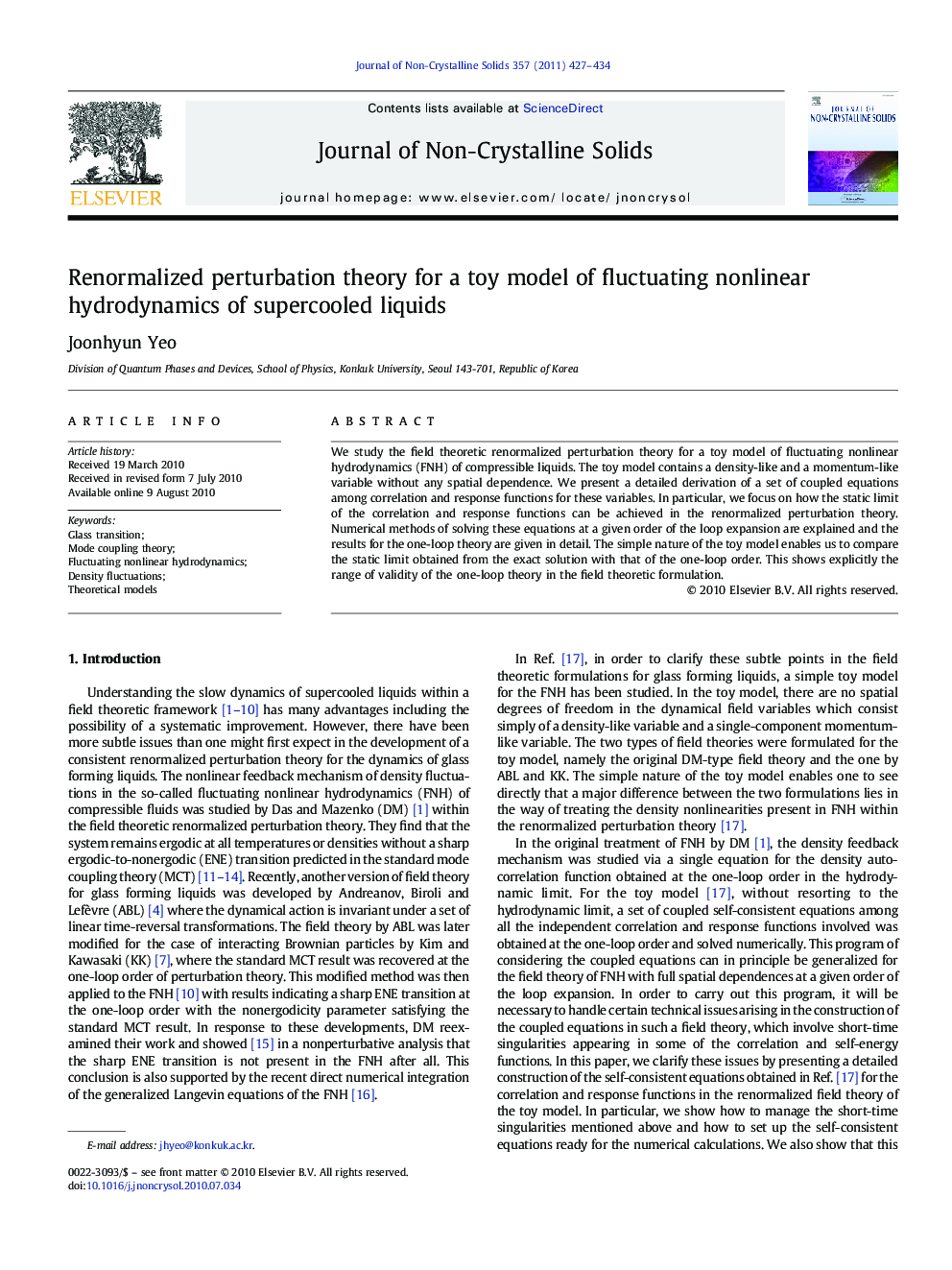 Renormalized perturbation theory for a toy model of fluctuating nonlinear hydrodynamics of supercooled liquids