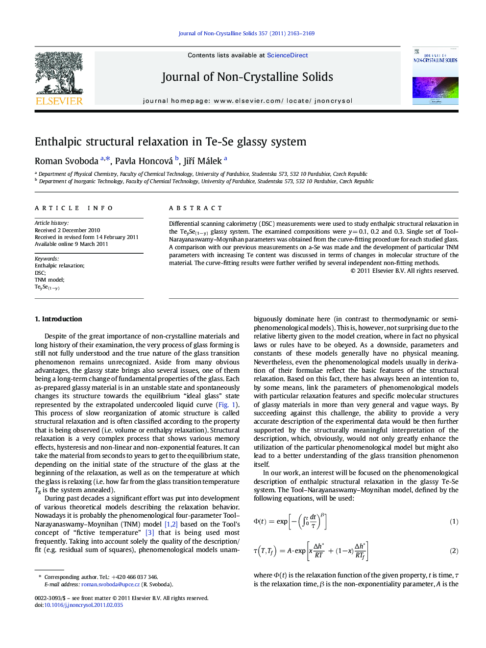 Enthalpic structural relaxation in Te-Se glassy system