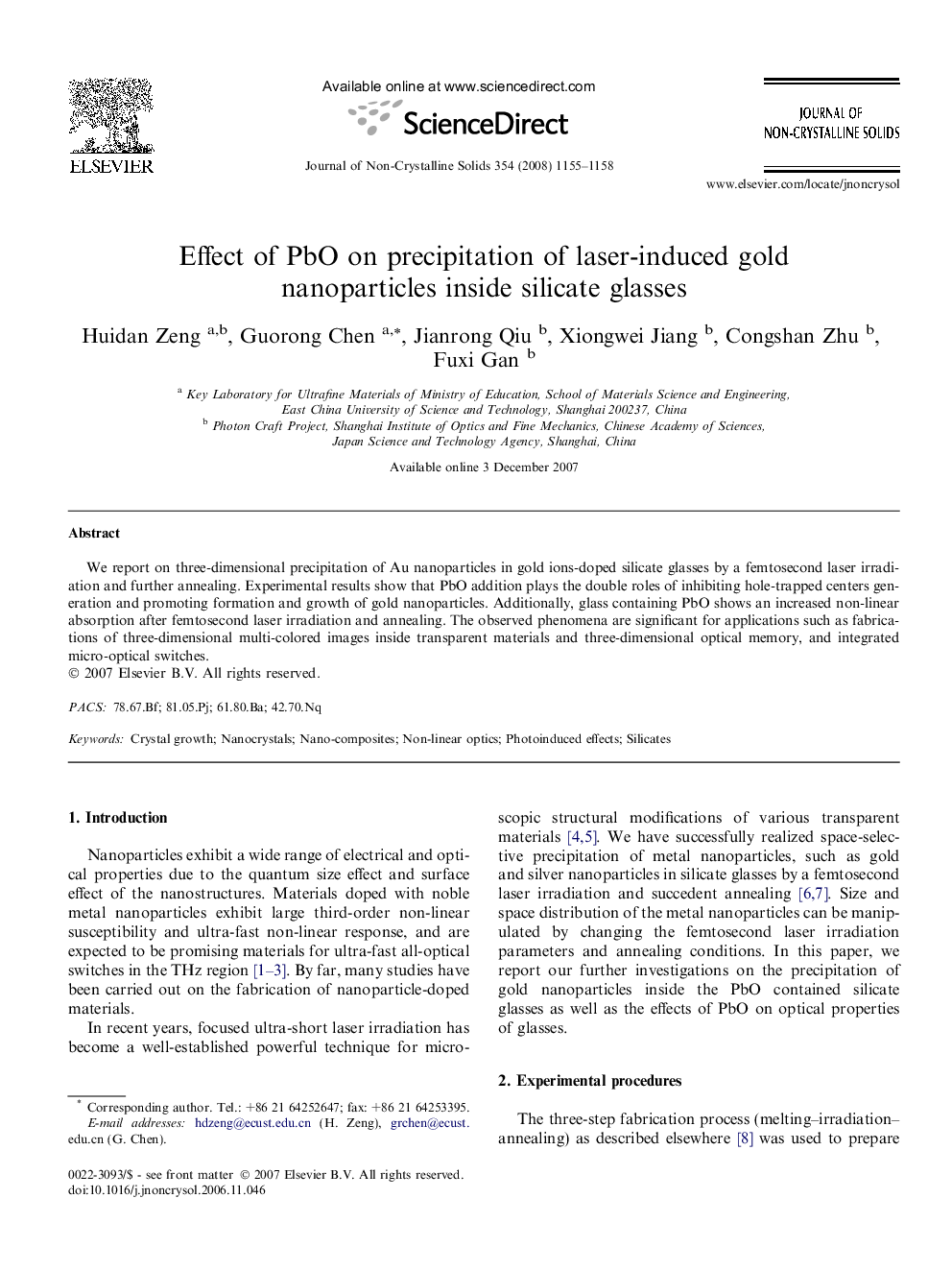 Effect of PbO on precipitation of laser-induced gold nanoparticles inside silicate glasses