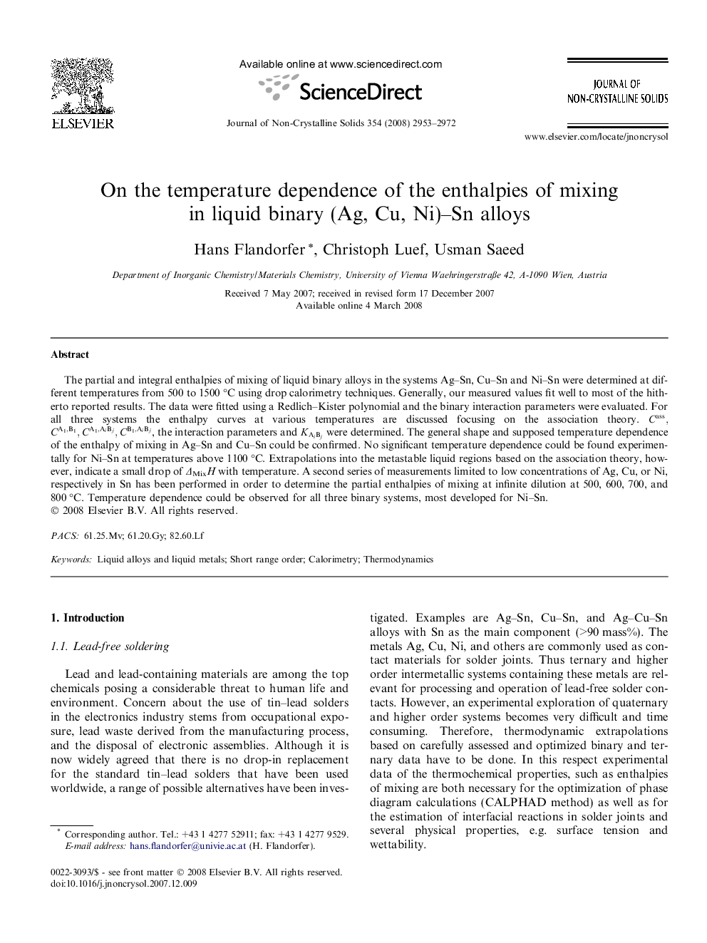 On the temperature dependence of the enthalpies of mixing in liquid binary (Ag, Cu, Ni)–Sn alloys