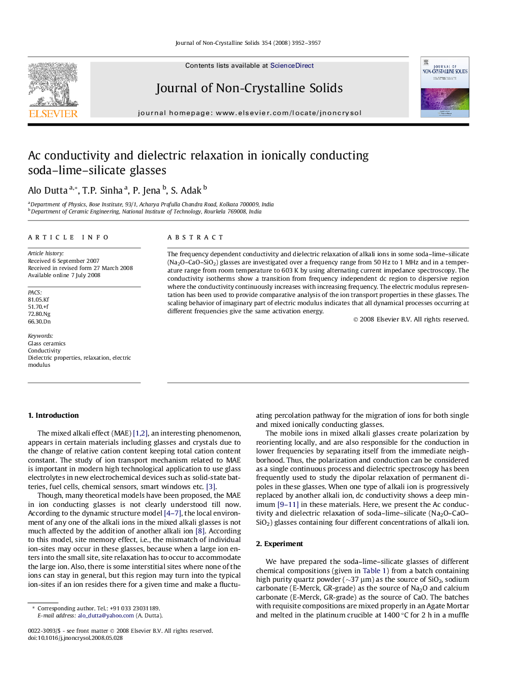 Ac conductivity and dielectric relaxation in ionically conducting soda–lime–silicate glasses