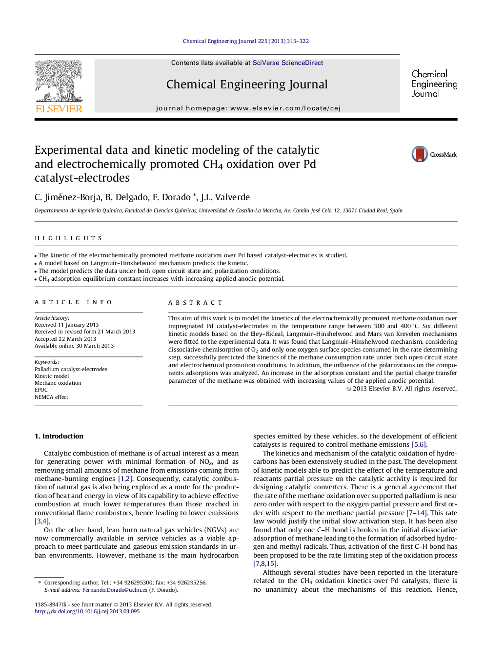 Experimental data and kinetic modeling of the catalytic and electrochemically promoted CH4 oxidation over Pd catalyst-electrodes