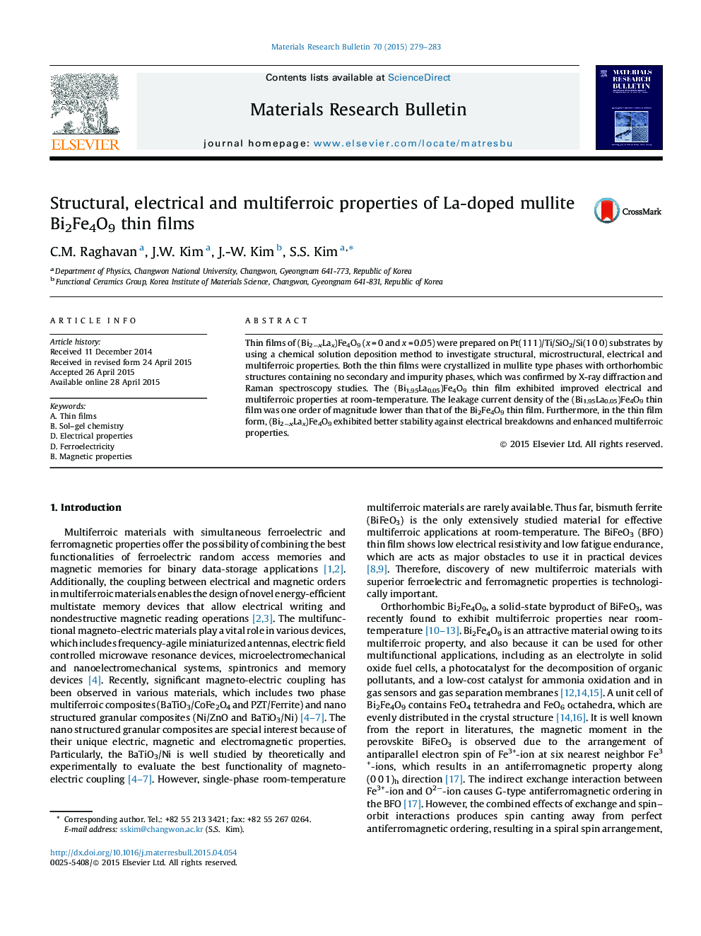 Structural, electrical and multiferroic properties of La-doped mullite Bi2Fe4O9 thin films