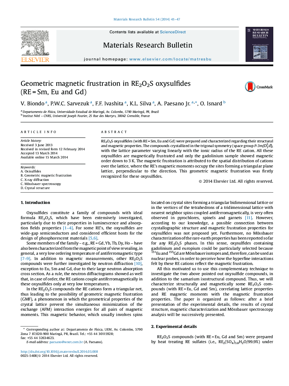 Geometric magnetic frustration in RE2O2S oxysulfides (RE = Sm, Eu and Gd)