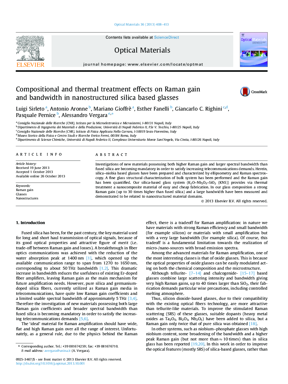 Compositional and thermal treatment effects on Raman gain and bandwidth in nanostructured silica based glasses